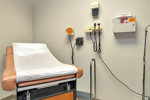 Examination Table Used by Bayonet Point Physician For COPD Treatment