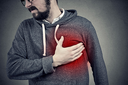 Man Experiencing Chest Pain In Need of Cardiovascular Disease Treatment in Bayonet Point Florida