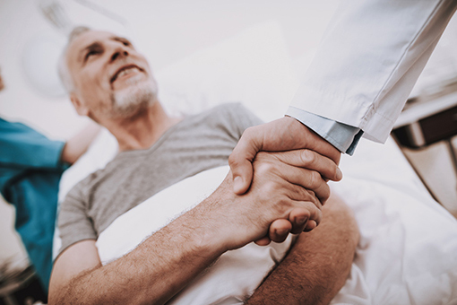 Bayonet Point Man Shaking Hand of His Doctor for Disease Management