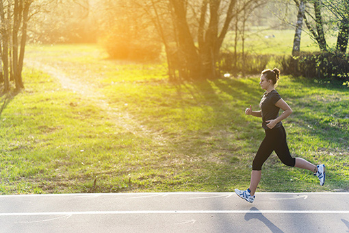 Bayonet Point Teen Jogging in a Park After Visiting Her Internal Medicine Doctor