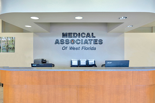 Reception of Medical Associates Of West Florida, The Best Primary Care Physicians in Bayonet Point FL